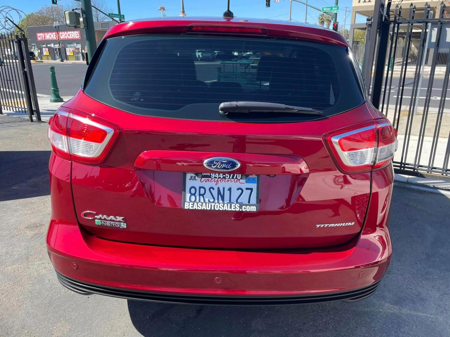 2017 RED /BLACK Ford FORD C-MAX (1FADP5FU6HL) , located at 744 E Miner Ave, Stockton, CA, 95202, (209) 944-5770, 37.956863, -121.282082 - Photo#12